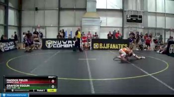 90 lbs Finals (2 Team) - Maddox Fields, Orange Team vs Grayson Eggum, Blue Team