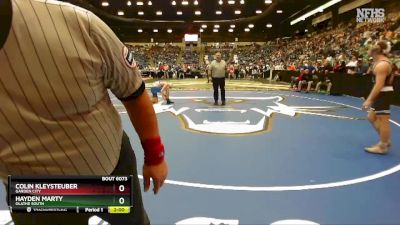 6A-165 lbs Champ. Round 1 - Colin Kleysteuber, Garden City vs Hayden Marty, Olathe South