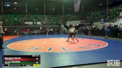 182 lbs Quarterfinal - Sloan Deweese, Chelsea vs WILLIAM CONLON, Spain Park Hs