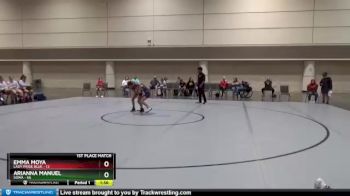 74 lbs Finals (2 Team) - Emma Moya, Lady Pride Blue vs Arianna Manuel, SOWA