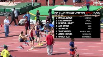 Men's 110m Hurdles, Heat 3