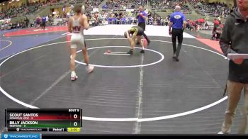 122 lbs Semis & 1st Wrestleback (8 Team) - Scout Santos, Mountain View vs Billy Jackson, Redmond
