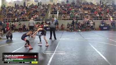 70 lbs Quarterfinal - Callen Blankenship, Marysville Monarchs vs Kalan Mccutcheon, CDZ Athletics