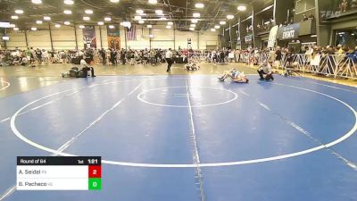 106 lbs Round Of 64 - Aaron Seidel, PA vs Braydon Pacheco, KS