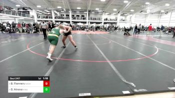 285 lbs 3rd Place - Brody Flannery, Nashoba vs Daniel Nineve, King Philip