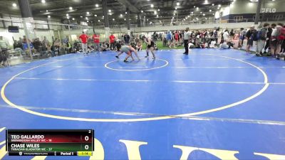 190 lbs Round 1 (4 Team) - Chase Wiles, THRACIAN GLADIATOR WC vs Teo Gallardo, SHENANDOAH VALLEY WC