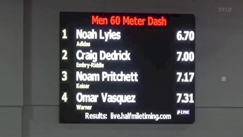 Men's 60m, Prelims 3