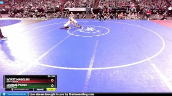 D2-120 lbs 1st Place Match - Charlie Meudt, Dodgeville vs Wyatt Magolski, New London