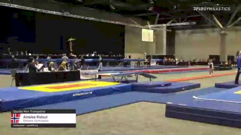 Ainslee Ridout - Double Mini Trampoline, Dynamic Gymnastics - 2021 USA Gymnastics Championships