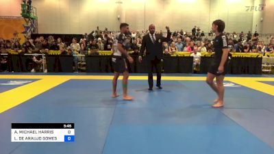 AARON MICHAEL HARRIS vs LUCAS DE ARAUJO GOMES 2023 World IBJJF Jiu-Jitsu No-Gi Championship