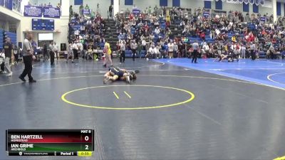 150 lbs Cons. Round 7 - Ben Hartzell, Homestead vs Ian Grime, ARCHBOLD