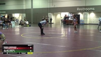 115 lbs Round 3 (6 Team) - Ellise Weets, Iowa Despicables vs Nadia Serrano, Florida Girls All Stars