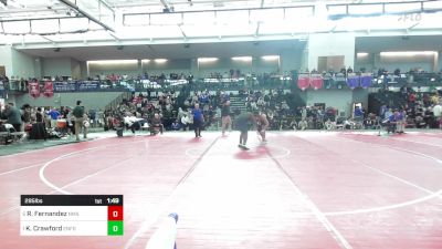 285 lbs Semifinal - Riccardi Fernandez, New Milford vs Keonta Crawford, Enfield