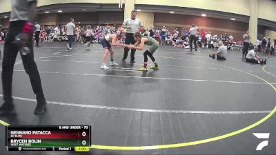 70 lbs Cons. Semi - Brycen Bolin, West Wateree vs Gennaro Patacca, KC Elite