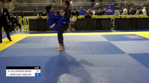 MANUEL ALEJANDRO ARIAS vs LUCA MONTONE TRENTINO 2024 Pan Jiu Jitsu IBJJF Championship