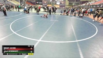 53 lbs Quarterfinal - Brady Jacobs, MI vs Kale McDermott, IA