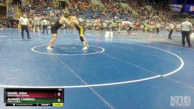 285 lbs Cons. Semi - Daniel Suda, Grand Forks Central vs Gunner Cadreau, Fargo North