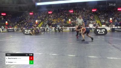 75 lbs Round Of 32 - Lj Bachmann, Germantown Academy vs Paul Volpe, Parkland