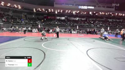 65 lbs Consi Of 16 #2 - Max Kamo, Yale Street vs Logan Thomas, Wrecking Crew Wrestling Academy