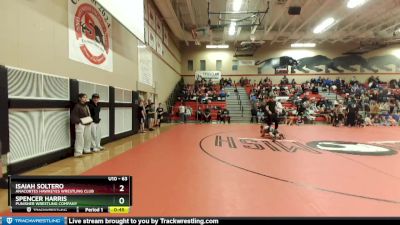 63 lbs Quarterfinal - Isaiah Soltero, Anacortes Hawkeyes Wrestling Club vs Spencer Harris, Punisher Wrestling Company