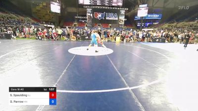 132 lbs Cons 16 #2 - Sammy Spaulding, New Jersey vs Davis Parrow, Minnesota