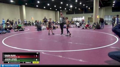 140 lbs Round 4 (6 Team) - Noah King, Troup County WC vs Will Brown, Alabama Elite Gray