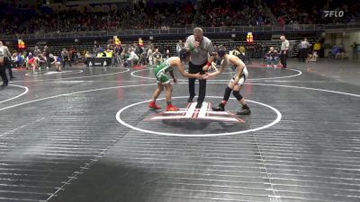 95 lbs Consi Of 16 #1 - Julian Altiery, Mifflin County vs Denaii Brown, Oley Valley