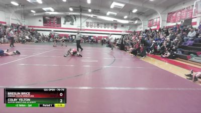 70-75 lbs Round 2 - Colby Yelton, SlyFox Wrestling Academy vs Breslin Brice, Odessa Youth Wrestling