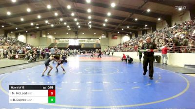 61 lbs Round Of 16 - Mackenzie McLeod, Bison Takedown Wrestling Club vs Brynlee Dupree, Cavalier Wrestling Club