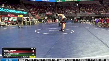 1A-285 lbs Cons. Round 2 - Vinny Zappia, Missouri Valley vs Gage Jorgenson, Emmetsburg