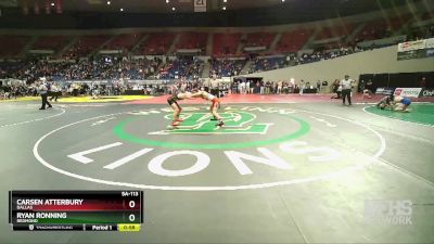 5A-113 lbs Cons. Round 2 - Ryan Ronning, Redmond vs Carsen Atterbury, Dallas