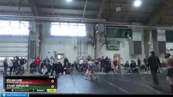 72 lbs Round 5 (6 Team) - Tyler Verceles, AACo Allstars vs Dylan Luik, Germantown Wrestling