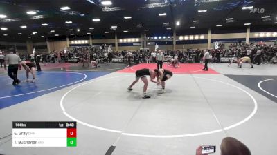 144 lbs Consi Of 64 #1 - Evan Gray, Chino WC vs Tristan Buchanan, Silverback WC