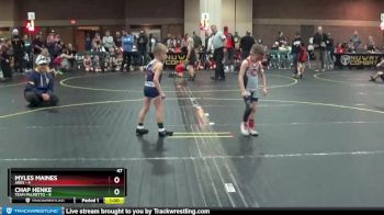 47 lbs Semis & 1st Wrestleback (8 Team) - Chap Henke, Team Palmetto vs Myles Maines, Ares