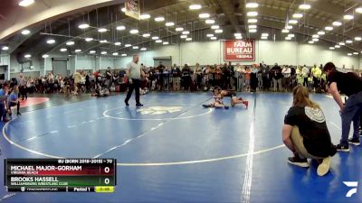 70 lbs Cons. Round 4 - Michael Major-Gorham, Virginia Beach vs Brooks Hassell, Williamsburg Wrestling Club