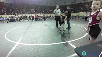 60 lbs Consi Of 8 #2 - Kasyn Greer, Oklahoma Wrestling Academy vs Ace Ward, Blackwell Wrestling Club