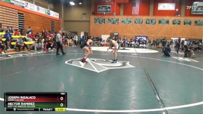 149 lbs Cons. Round 1 - Hector Ramirez, East Los Angeles College vs Joseph Insalaco, Sierra College