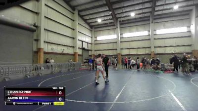 120 lbs Cons. Round 1 - Ethan Schmidt, ID vs Aaron Klein, CA