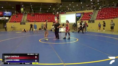 127 lbs Cons. Semi - Molly Castille, NM vs Madison Hobbs, MO