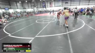 215 lbs Round 3 (4 Team) - Matt Cranfill, BELIEVE TO ACHIEVE vs Mharcelus Van Houten, INVICTUS WRESTLING - GOLD