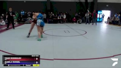 190 lbs Round 1 - Ynavi Rodriguez, WA vs Isabela Rangel, MT