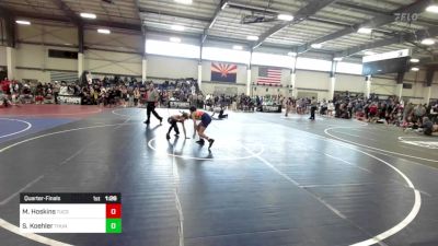 95 lbs Quarterfinal - Malik Hoskins, Tucson Cyclones vs Steven Koehler, Thundercats WC