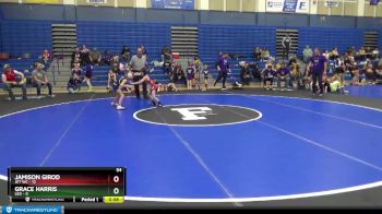 54 lbs Round 3 (4 Team) - Grace Harris, Leo vs Jamison Girod, Jet WC