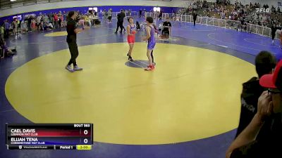 98 lbs Round 3 - Cael Davis, Lebanon Mat Club vs Elijah Tena, Cornerstone Mat Club