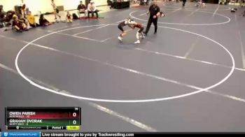 75 lbs Round 2 (6 Team) - Graham Dvorak, Scott West vs Owen Parish, Northfield