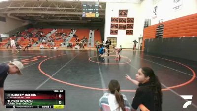 86 lbs Cons. Round 1 - Chauncey Dalton, Cody Wrestling Club vs Tucker Kovach, Powell Wrestling Club