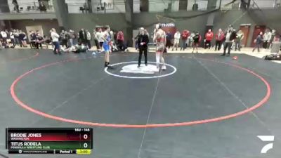 145 lbs Champ. Round 1 - Brodie Jones, Washington vs Titus Rodela, Peninsula Wrestling Club