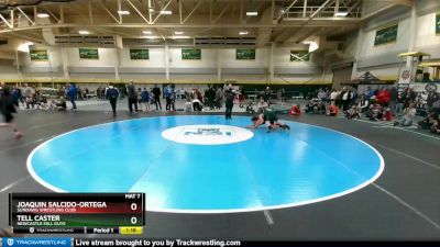 130 lbs Semifinal - Tell Caster, Newcastle Fall Guys vs Joaquin Salcido-Ortega, Sundawg Wrestling Club