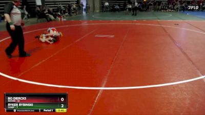 115 lbs Quarterfinals (8 Team) - Ryker Rybinski, Canby vs Bo Diercks, Rocori