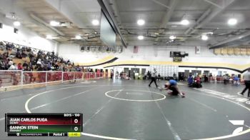 190 lbs Quarterfinal - Juan Carlos Puga, Gilroy vs Gannon Stein, Fremont
